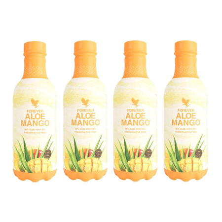 Forever Aloe Mango 4 stk. pakning - Aloe vera drik med mangosmag