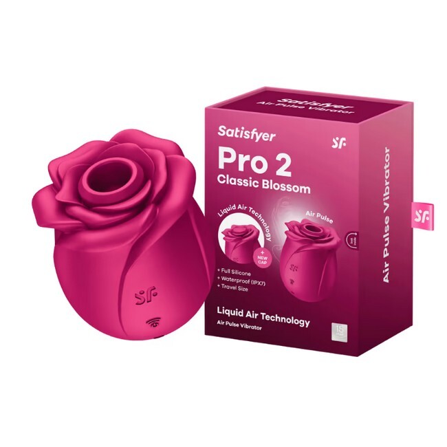 SATISFYER Pro 2 Classic Blossom Lufttryksvibrator med Liquid Air