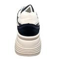 Dame sneakers sort/hvid plateau
