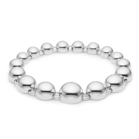 BIGGEST BALL silver bracelet | Danish design by Mads Z