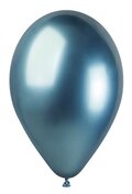 Chrome blå ballon helium