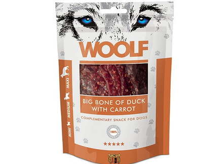 Woolf Big bone of duck with carrot - 100g