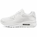 Hvide sneakers med lufthæl