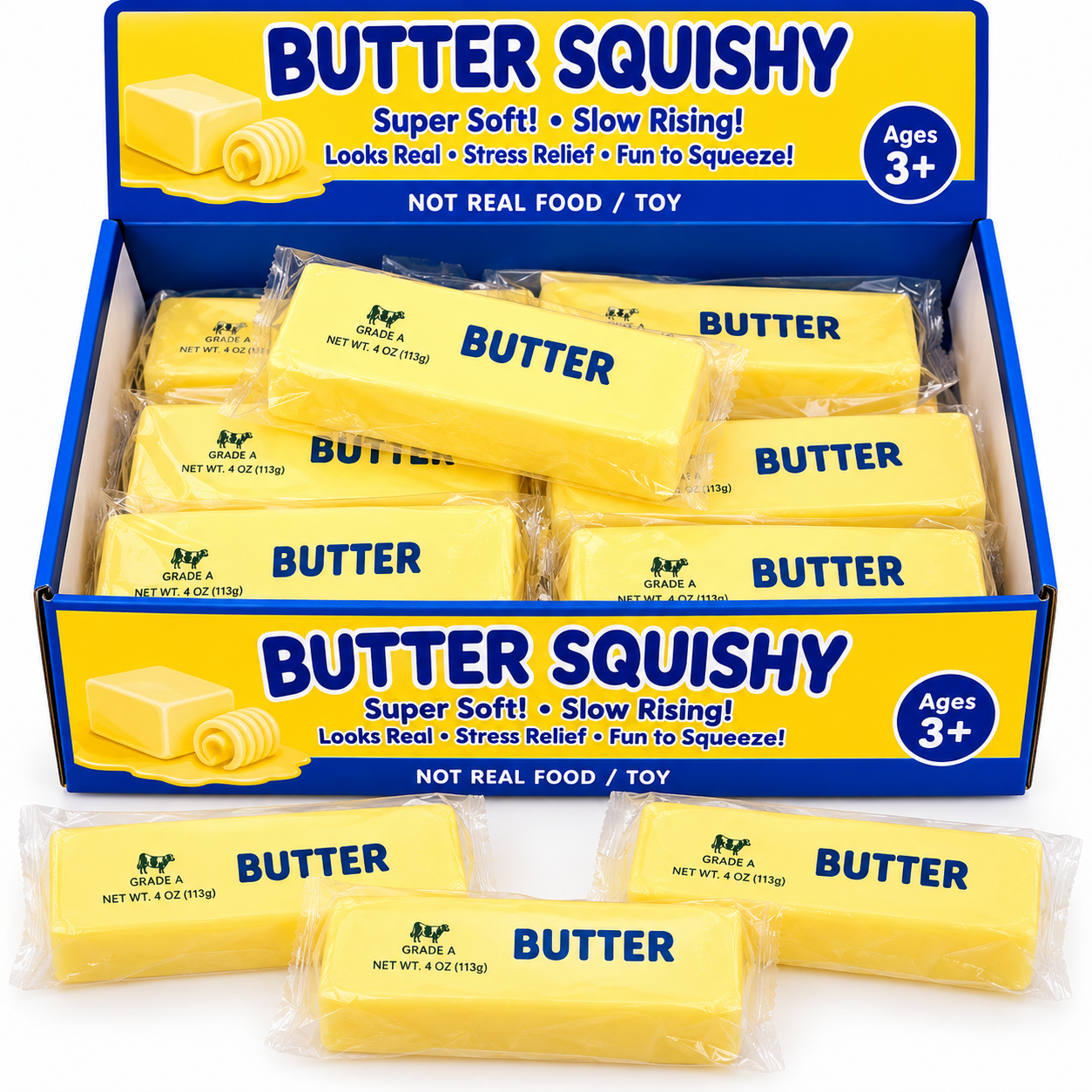 Butter Squishy Blød & Sjov Smørpakke