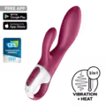Satisfyer Heated Affair appstyret rabbit vibrator med varmefunktion