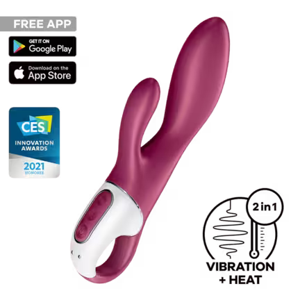 Satisfyer Heated Affair appstyret rabbit vibrator med varmefunktion