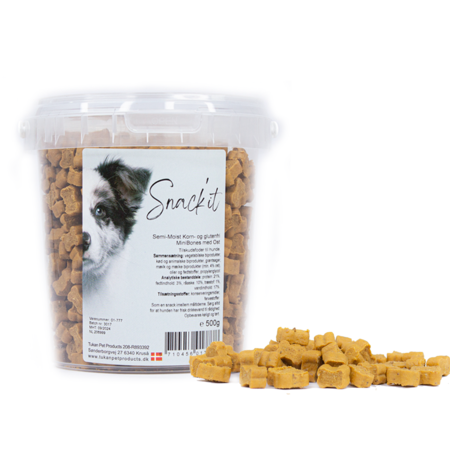 Snack'it semi-moist mini ben korn & glutenfri m ost 500g