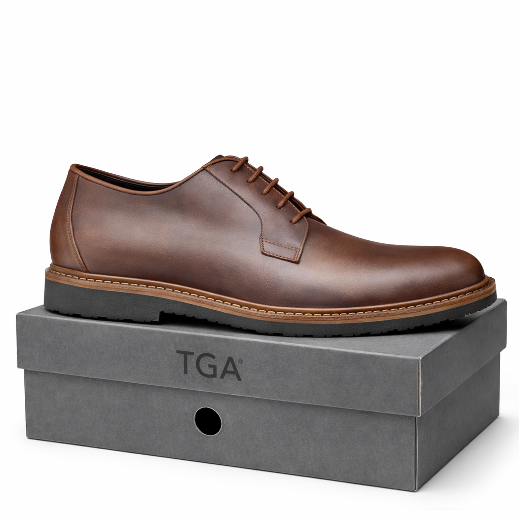 Herre Lædersko Brun - 40