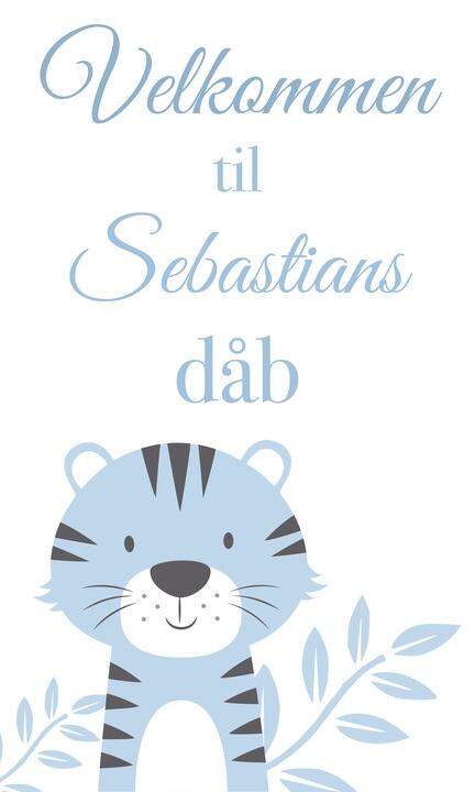 Velkomst skilt navngivning eller barnedåb