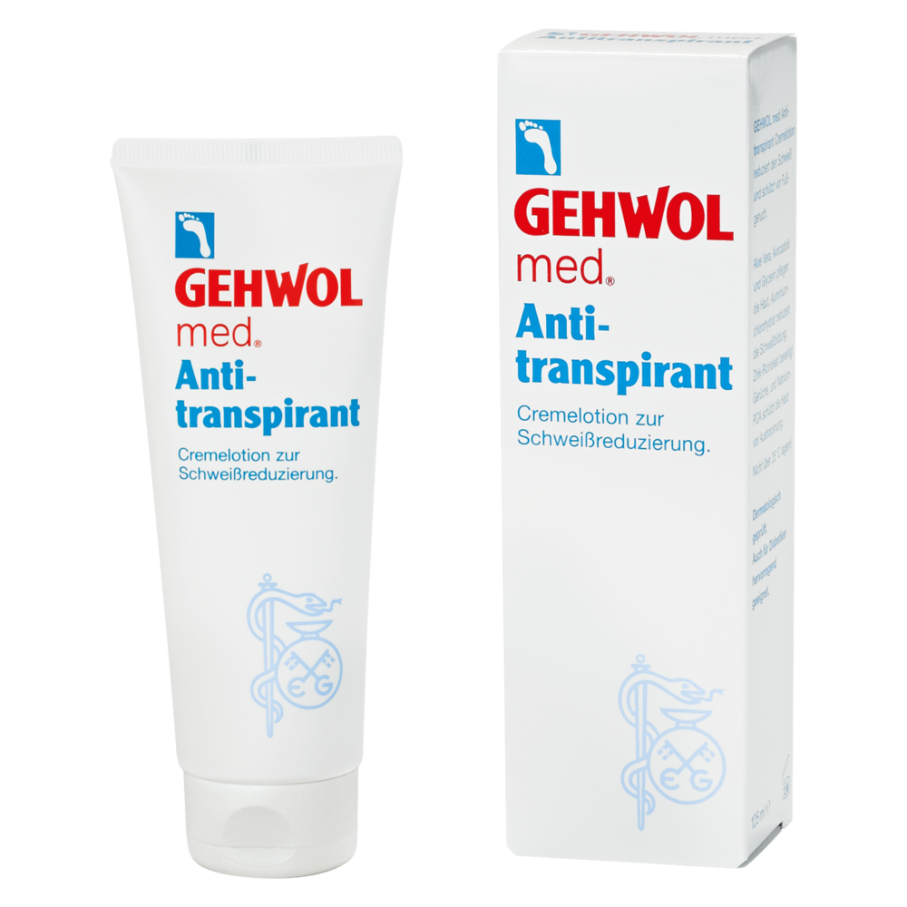 GEHWOL, Antiperspirant - Svedreducerende creme, 125 ml.