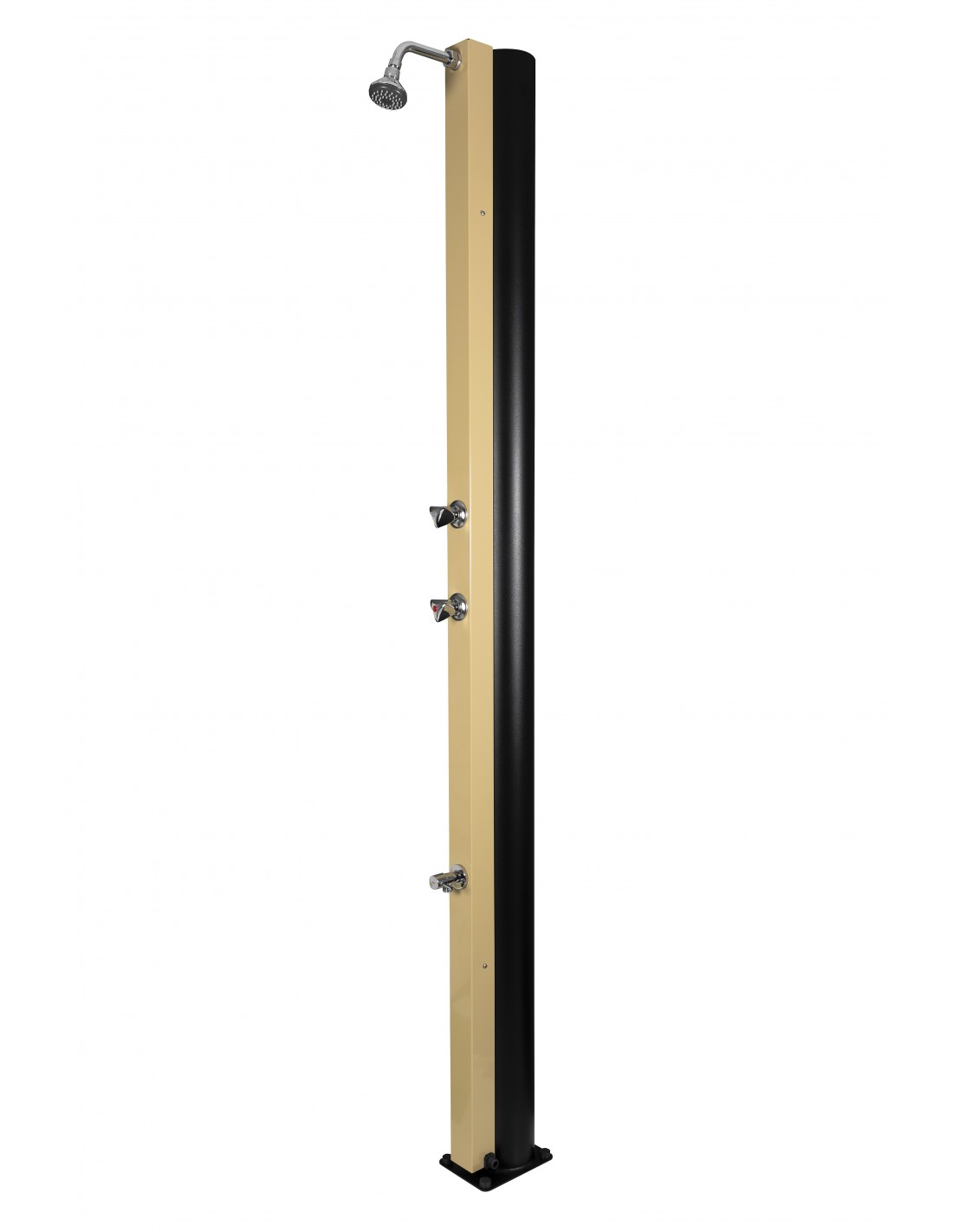 CRM - Solardusche 30 Liter - Beige, Mit Fußdusche