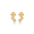 CLOVER LOVE earrings in 14 karat gold | Danish design by Mads Z