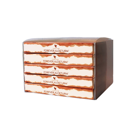 10-pakning Forever AloeTurm™ hydrogel sugetabletter med gurkemeje og Aloe vera