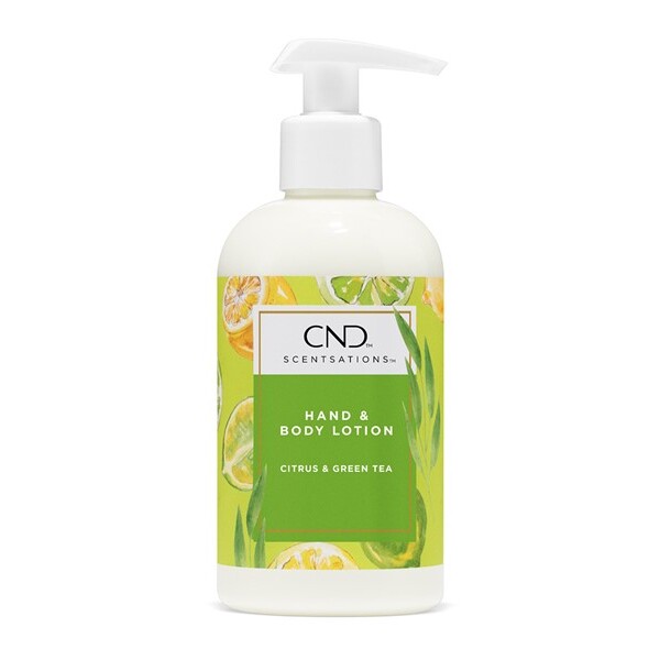 CND Scentsations, Hand & Bodylotion, Citrus & Green Tea, 245 ml. - Håndcreme, Kropscreme, Velduftende creme