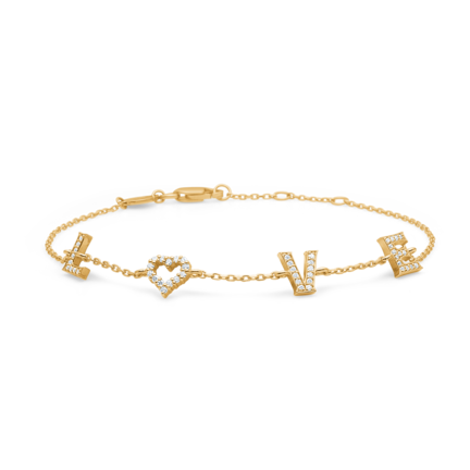 Tender Love bracelet in 14-carat gold