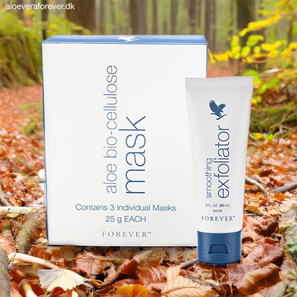 Beauty Glow Kit - smoothing exfoliator og aloe bio-cellulose mask