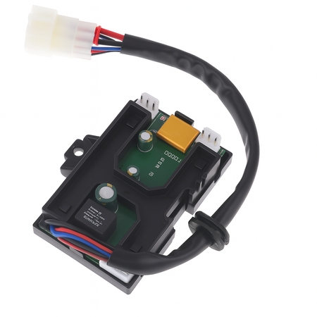 Motherboard 3. generation til 5kW og 8kW kinafyr – printplade med hvidt trekantet stik