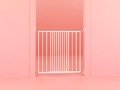 Dogspace Lucky extenting Pet gate - hvid