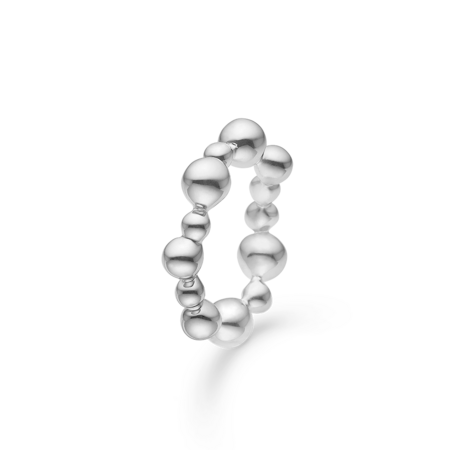 EMBEDDED BALL silver ring | Danish design by Mads Z