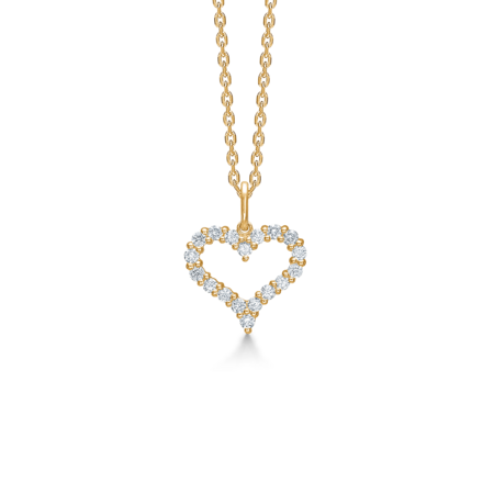 TENDER HEART vedhæng i 14 karat guld | Mads Z