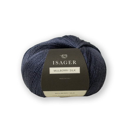 Garnet Mulberry silk 100% silke fra Isager garn i farven granite