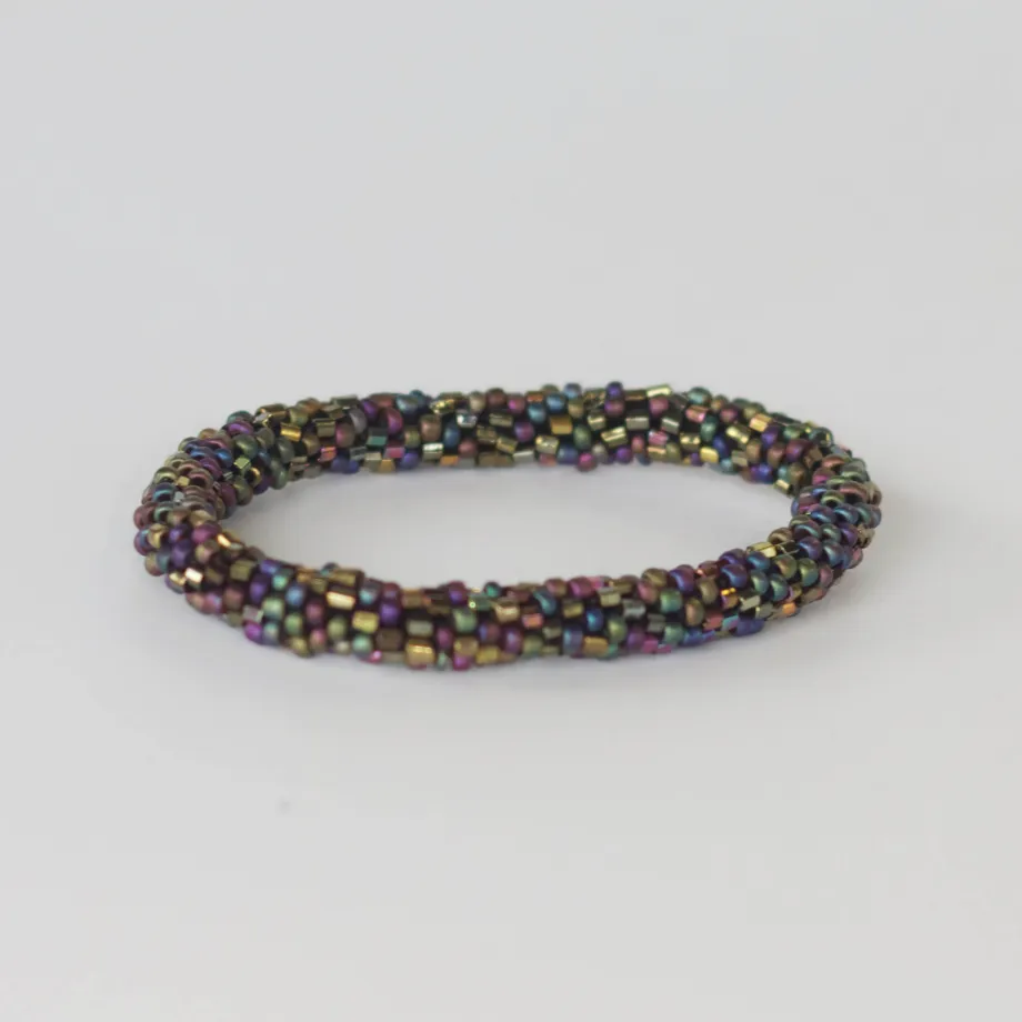 Lé Mosch, Nepal Perle Armbånd, Multi -