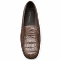 Aerosoles Brun Krokopræget Loafer
