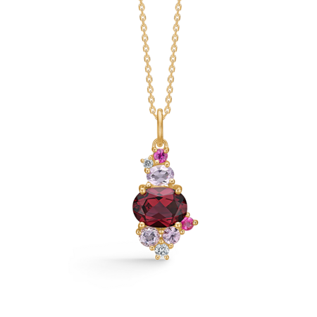 FOUR SEASONS AUTUMN pendant in 14 karat gold | Danish design by Mads Z