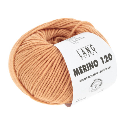 Garnnoegle fra lang yarn merino 120 farve mango