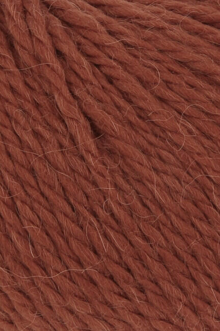 close up af garnnoegle af maerket carpe diem fra lang yarns i farven brun