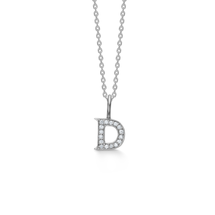 TENDER LOVE D silver necklace with topaz | Danish design by Mads Z