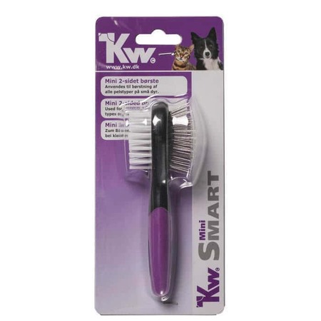 KW Smart Mini 2-Sidet børste i indpakning | Køb hos MyTrendyDog.dk
