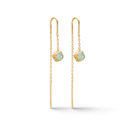 Endless Waves øreringe udført i 925 ren sterlingsølv belagt med slidstærk 18 karat forgyldning.