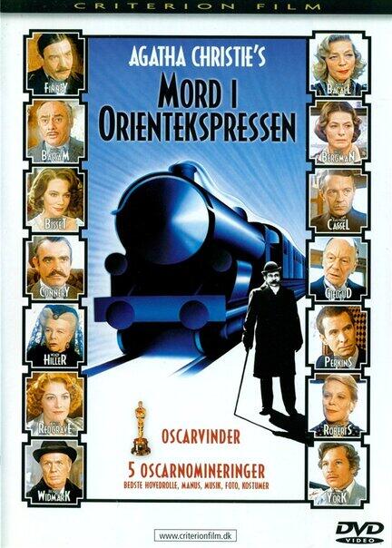 Mordet i Orientekspressen, Murder on the Orient Express, Agatha Christie, DVD Movie