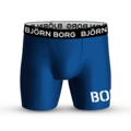 Forfrisk din stil med Björn Borg Performance Boxershorts i blå. Mellemhøj talje, Hydro Pro-materiale og ikonisk 3,5 cm logo ved taljen for komfortabel og moderne udstråling.