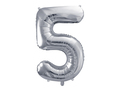 Sølv 5 tal med helium