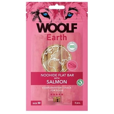 Woolf Earth Noohide flat bar salmon - M