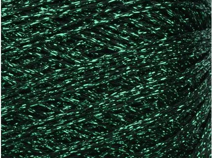 Close up af Paia garn fra Filcolana i farven emerald shimmer