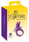 Sweet Smile Vibrating Cock Ring – vibrerende penisring i silikone