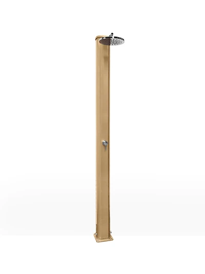 Arkema - BIG JOLLY A300 Aluminium Solardusche - 35 Liter - Champagne