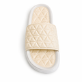 Beige slip-on sandal – blød & komfort dame