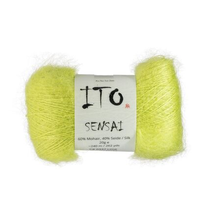 Garnet sensai fra ITO yarn i farven lime