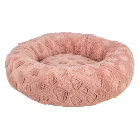 Trixie Amorosa Rund Donut Hundeseng i farven Dusty Pink | En Valentines Hundeseng