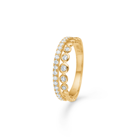 Endless ring i 14 karat guld