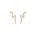 AQUATIC earrings in 14 karat gold | Danish design by Mads Z