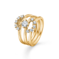 CROWN TIARA diamond ring in 14 karat gold | Danish design by Mads Z