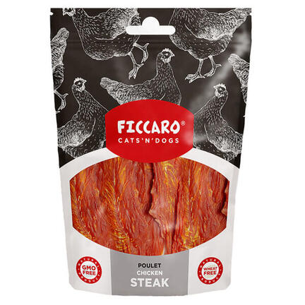 Ficcaro Chicken Steak - Hundegodbidder med kylling - MyTrendyDog.dk