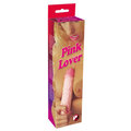 Pink Lover realistisk dildo vibrator 23 cm Ø 4,5 cm med multispeed funktion og naturtro detaljer