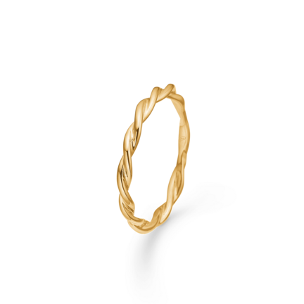 POETRY TWIST ring in 14 karat gold | Danish design by Mads Z