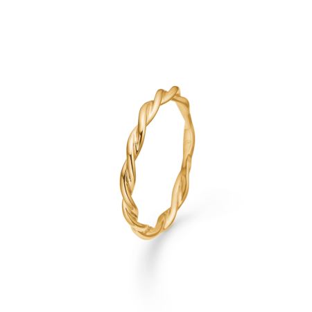 POETRY TWIST ring i 14 karat guld | Mads Z